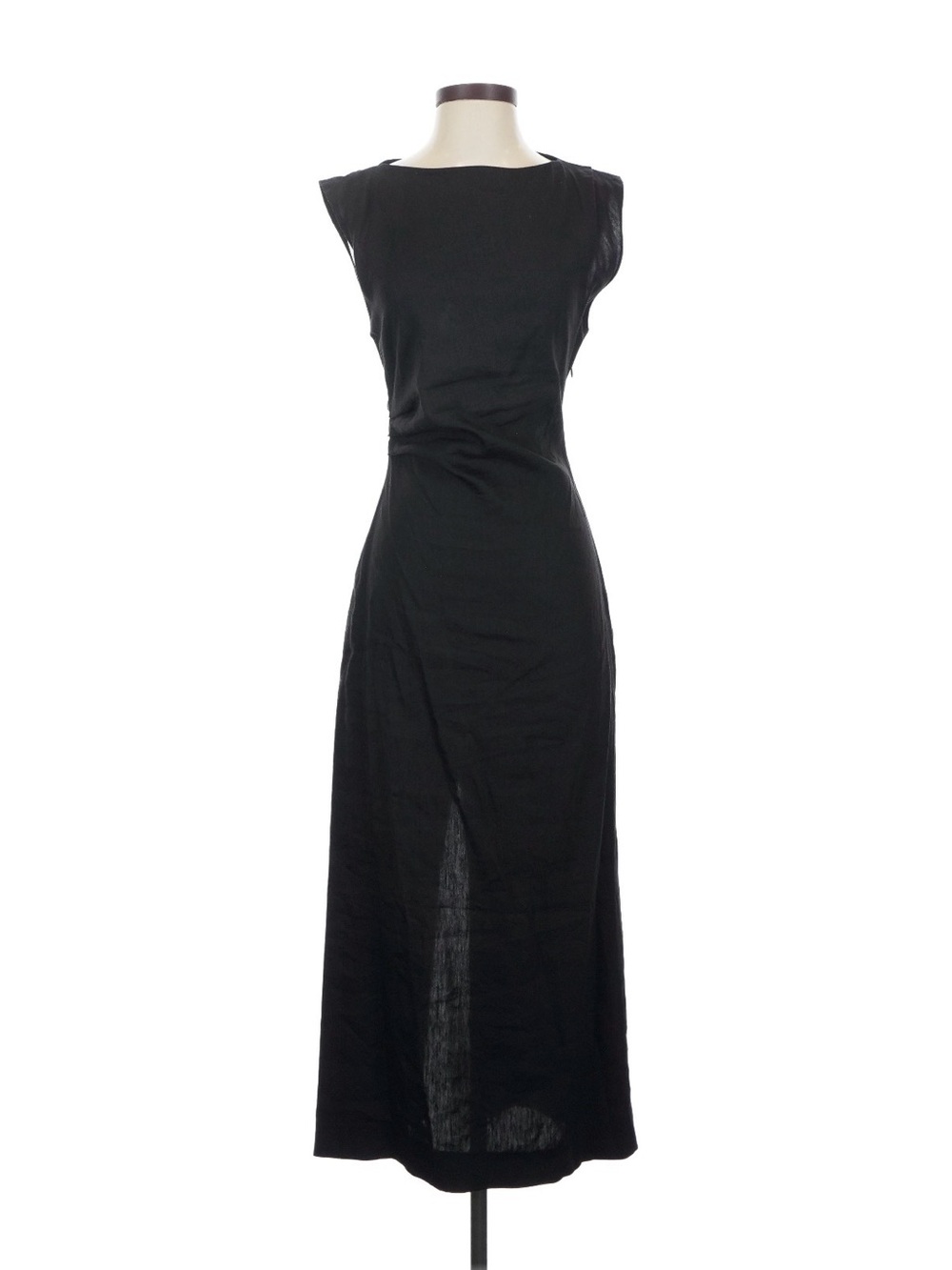 Black Sleeveless Maxi Dress - Classic Women's Evening Dress